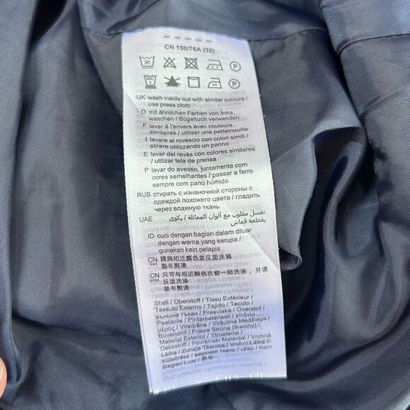 Vintage Esprit Navy Nautical Hooded High Collar Jacket 2 - Picture 8 of 10